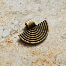 Підвіска-кулон “Півколоі» (2,0х1,6 см.), Колір: бронза pkb-52