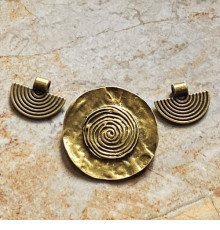 Підвіска-кулон Комплект “Коло нескінченності» 3 шт. Колір: бронза pkb-53