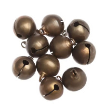 Бубонці, шелести, дзвіночки. Круглі d-16 мм. Колір: бронза. Упаковка: 10 шт. 59993-16mm-b