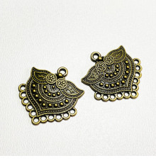 Конектори (2,8*2,8 см.) Колір: бронза. Упаковка: 10 шт. 58993-b