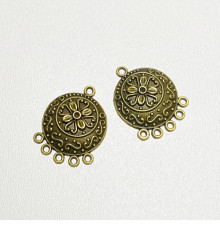 Конектори (2,9*2,3 см.) Колір: бронза. Упаковка: 10 шт. 58995-b