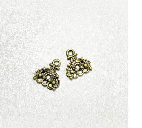 Конектори (1,4*1,3 cм.) Колір: бронза. Упаковка: 10 шт. 58997-b