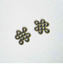 Конектори (1,7*1,4 см.) Колір: бронза. Упаковка: 10 шт. 58993-b