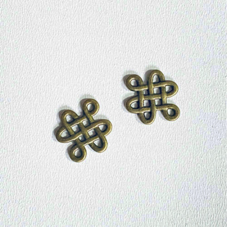Конектори (1,7*1,4 см.) Колір: бронза. Упаковка: 10 шт. 58993-b