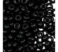 Бисер Preciosa №6/0 чёрный (23980-6/0-1с) натуральный 50 гр.