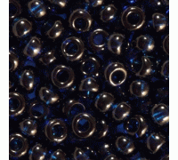 Бисер Preciosa №8/0 синий (60100-8/0-1с) прозрачный 50 гр.