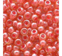 Бисер Preciosa №10/0 розовый (11398-10/0-1с) прозрачный, прокрашенный  50 гр.
