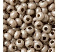 Бисер Preciosa №10/0 серый (16949-10/0-1с) жемчужный 50 гр.